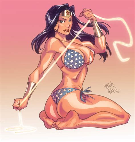 Wonder Woman Pinup By Marc F Huizinga On Deviantart