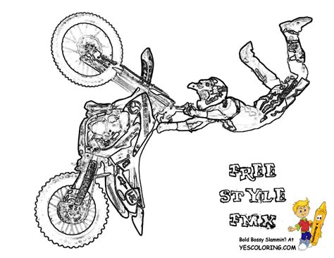 dirt bike coloring pages  kids   adults coloring home