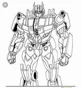 Robots Dibujos Transformes Avengers Animados Optimus sketch template