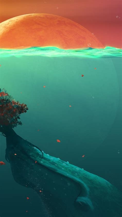 deep ocean planet fish wallpaper