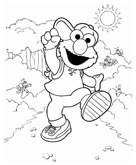 printable elmo coloring pages everfreecoloringcom