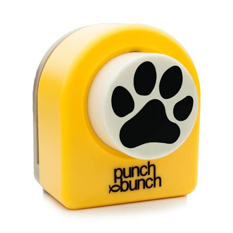 large paw print punch bunch