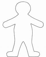 Outline Person Body Clipart Human Coloring Template Pages Fat Transparent Humans People Printable Clip Man Kids Webstockreview Từ Lưu ã sketch template