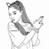 Coloring Pages Gomez Selena Template Drawing sketch template