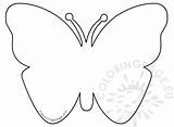 Butterfly Coloringpage Butterflies sketch template