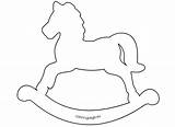 Horse Rocking Template Printable Templates Coloring Drawing Christmas Pages Coloringpage Patterns Eu Wood Horses Stencil Felt Pattern шаблон Getdrawings Website sketch template