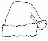 Hat Santa Christmas Coloring Pages Printable Drawing Template Clipart Kids Elf Colour Craft Pattern Sheets Clip Color Print Templates Cool2bkids sketch template