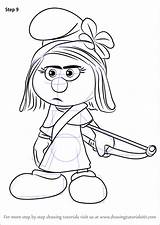 Smurfs Smurfstorm Village Lost Draw Drawing Smurfette Step Tutorials Learn Getdrawings Cartoon sketch template