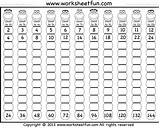 Skip Counting Worksheets Printable Multiplication Count Teaching sketch template