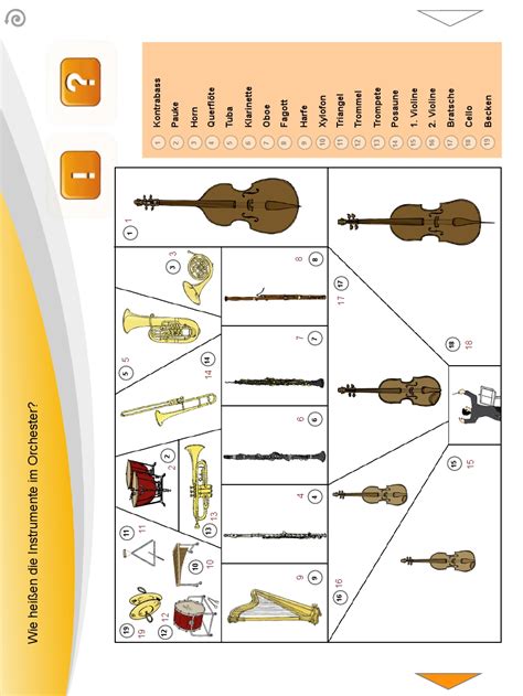 grundschule unterrichtsmaterial musik instrumente