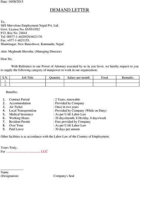 breach  contract demand letter florida onvacationswallcom