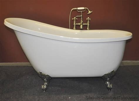 acrylic slipper clawfoot tub classic clawfoot tub