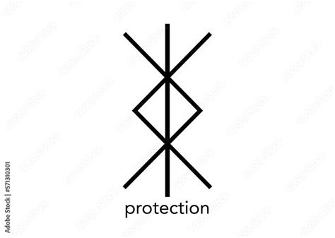 norse symbol  protection nordic viking bind rune magic script
