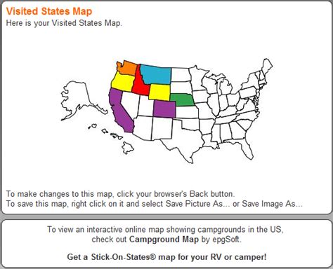 map  visited states geeksontourcom