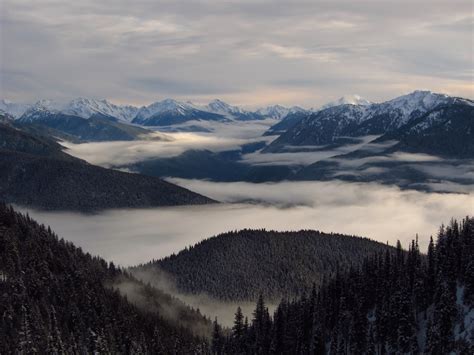 photo aerial photography  foggy mountains cloudy cold fog