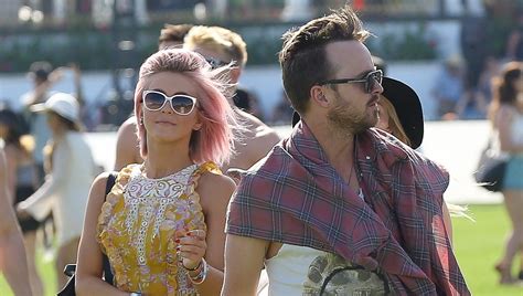 Julianne Hough And Aaron Paul Hang Out At Coachella Day One 2015