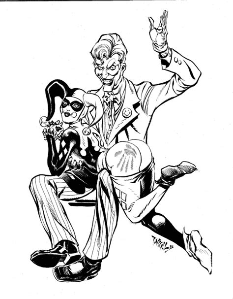 joker and harley tim vigil 2013 in stephen snyder s commissions and convention sketches comic