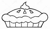 Pie Coloring Pages Thanksgiving Outlined Stock Pumpkin Printable Pies Embroiderydesigns Whole Depositphotos Getcolorings Outline Color Template Designs Print Insider Templates sketch template