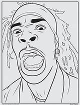 Coloring Pages Lil Wayne Rap Book Drawing Tumblr Drawings Bun Busta Rhymes Activity Color Hop Hip Sheets Printable Jumbo Adult sketch template