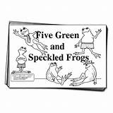 Frogs Speckled Puppets Coloring sketch template