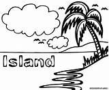 Island Coloring Pages Colorings Sheet 832px 41kb 1000 sketch template
