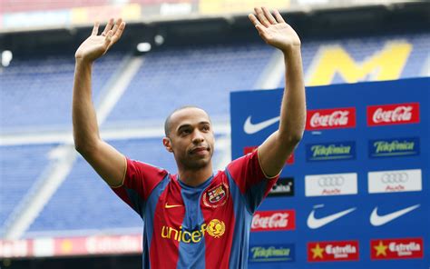 years  thierry henry  presented  fc barcelona