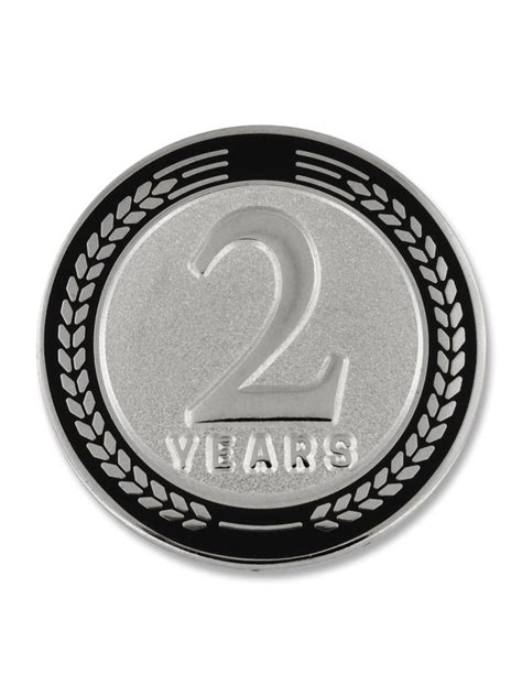 pinmarts  years  service award employee recognition gift lapel pin black walmartcom