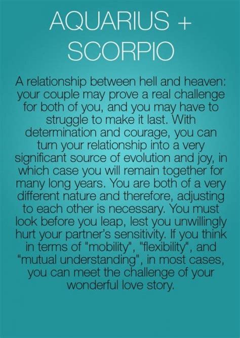 scorpio and aquarius a match made in heaven or hell