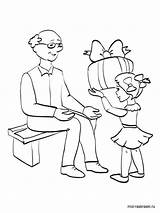 Grandpa Coloring Pages Printable Color Kids Bright Colors Favorite Choose Recommended sketch template