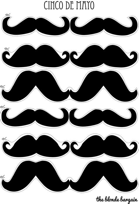 mustache pattern printable printable word searches