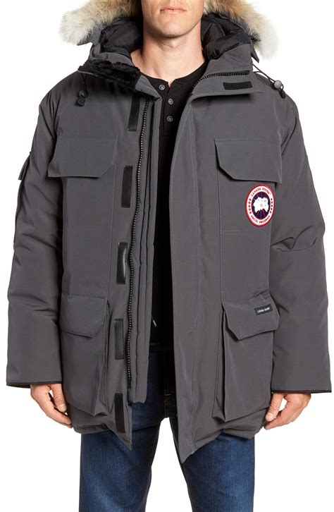 lyst canada goose pbi expedition regular fit down parka with genuine