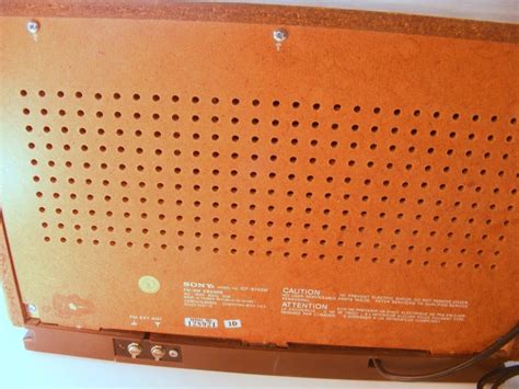 Vintage Sony Am Fm Table Radio Model No Icf 9740w