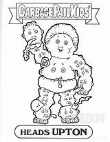 Coloring Geepeekay Garbage Pail Kids Book sketch template