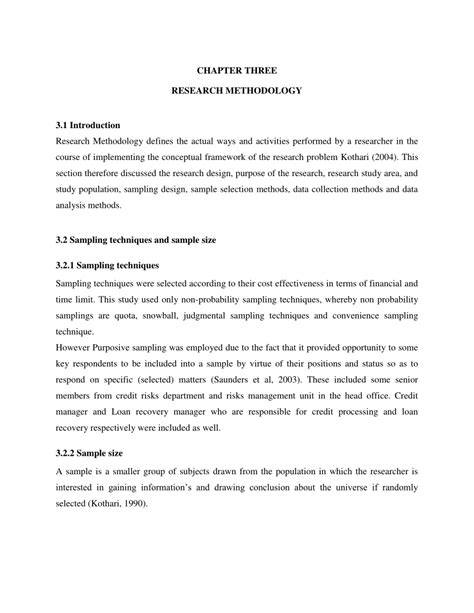 chapter  research methodology