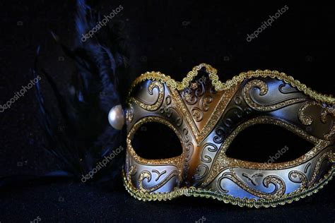 black venetian mask stock photo  tomert