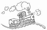 Train Coloring Pages Kids sketch template