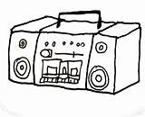 Drawing Clipart Boombox Boom Box Cliparts Clip Transmission Search Getdrawings 1980s Library sketch template