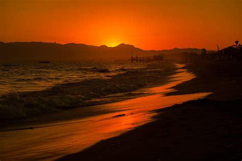 sonnenuntergang  der tuerkei foto bild landschaft meer strand