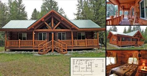 finally   story log home ranch style       log homes log home kits