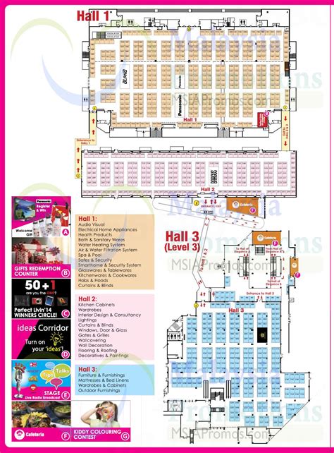 sep hall  hall  floor plan perfect livin home lifestyle exhibition  pwtc kl