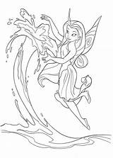 Tinkerbell Colorear sketch template