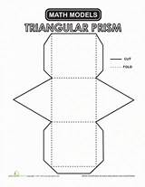 Prism Triangular Math Prisms Geometricas Cube Prisma Geometria sketch template