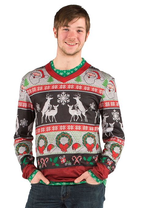 Adult Frisky Deer Ugly Christmas Sweater Shirt