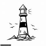 Lighthouse Coloring Pages Kids Print Adults Various Painting Gif Coloringhome sketch template