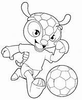 Fifa Coloring Cup Fuleco Pages Para Colorear Mundial Dibujos Del Brasil Soccer Brazil Wk Pintar Morningkids Fútbol Mascota Visitar sketch template