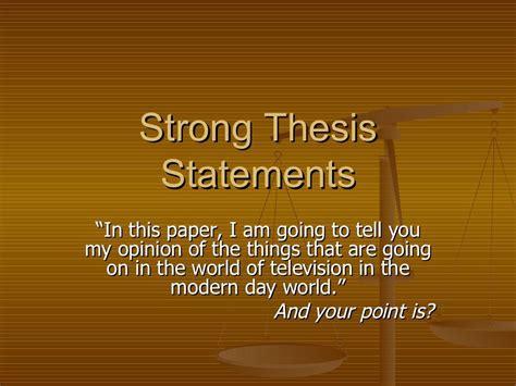 good thesis statement     write  thesis