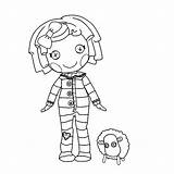 Lalaloopsy Coloring Pages Books sketch template