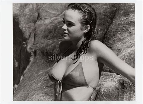 Orig 1983 Michelle Johnson Busty Bikini Contact Blow Up