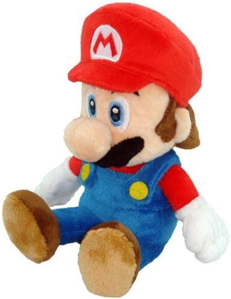 Sanei Super Mario Plush 8 Mario Soft Plush Japanese Import Super