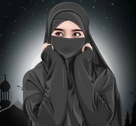 ramdan cartoon girl images hijab drawing hijab cartoon